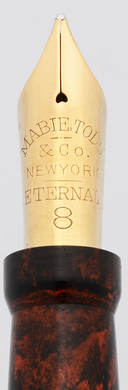 Mabie Todd Swan Oversize #8 Eternal Self-Filler (1920s) - Red